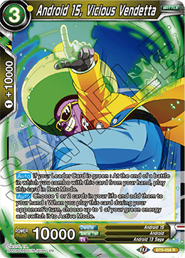 Universal Onslaught - BT9-058 : Android 15, Vicious Vendetta (Foil) (7141452218534)