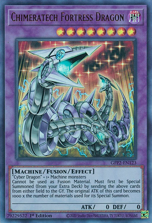 Ghosts From The Past: The Second Haunting - GFP2-EN123 : Chimeratech Fortress Dragon (Ultra Rare) - 1st Edition (7611711586551)