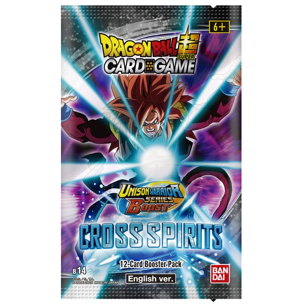 Dragon Ball Super Card Game - B14 Unison Warrior (Cross Spirits) - Boo Cosmic Collectables UK Dragon Ball Super Card Game - B14 Unison Warrior (Cross Spirits) - Boo Cosmic Collectables UK