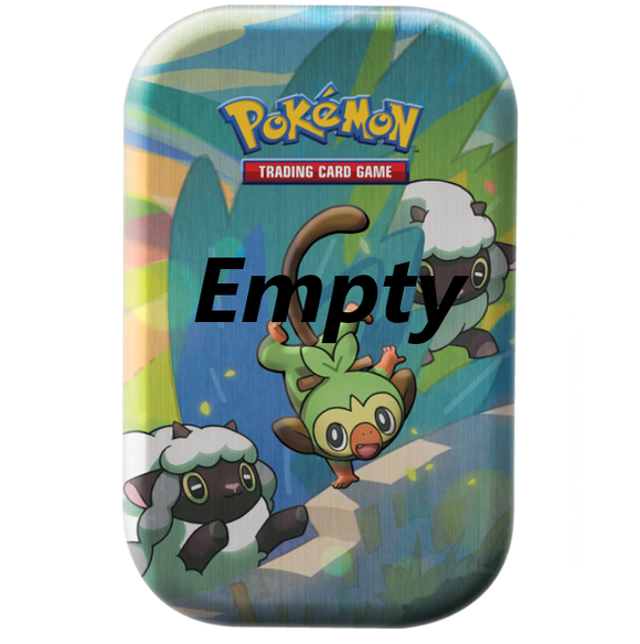 Pokemon - *Empty* Storage Tin - Grookey & Wooloo - Mini Tin (6124114870438)