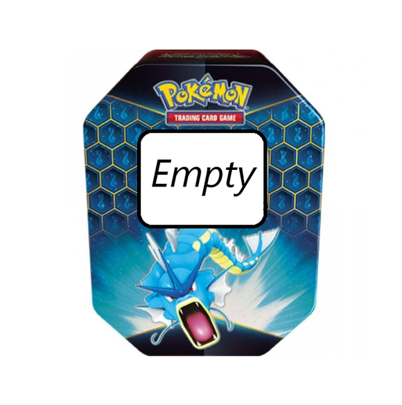 Pokemon - *Empty* Storage Tin - Hidden Fates Gyarados (6124128501926)