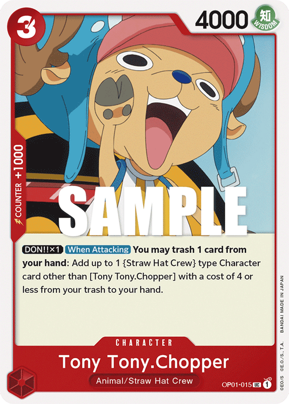 One Piece - Romance Dawn - OP01-015 : Tony Tony.Chopper (Non Foil) (7906783068407)