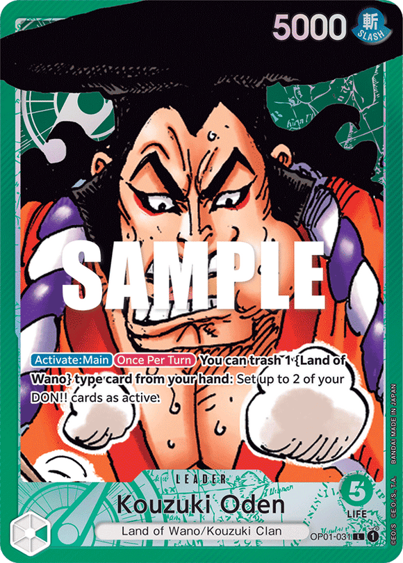 One Piece - Romance Dawn - OP01-031 : Kouzuki Oden (Parallel) (7906760032503)