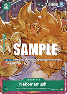 One Piece - Romance Dawn - OP01-048 : Nekomamushi (Box Topper) (7906772582647)