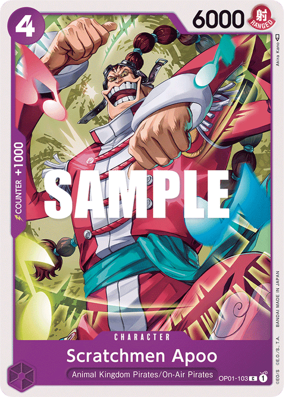 One Piece - Romance Dawn - OP01-103 : Scratchmen Apoo (Non Foil) (7906781462775)