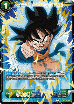 Dragon Ball Super - Promo Card - P-179 PR : Son Goten, Awakening the Beast (Foil) (Gold Stamped) (7913428812023)
