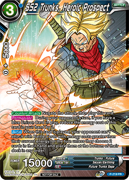 Dragon Ball Super - Promo Card - P-219 PR : SS2 Trunks, Heroic Prospect (Foil) (7913429106935)