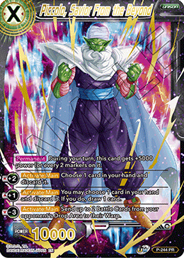 Dragon Ball Super - Promo Card - P-244 PR : Piccolo, Savior From the Beyond (Foil) (Gold Stamped) (7913429172471)