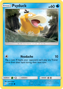 SUN AND MOON, Team Up - 026/181 : Psyduck (Reverse Holo) (5470839079078)