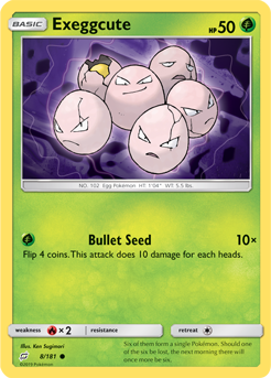 SUN AND MOON, Team Up - 008/181 : Exeggcute (Reverse Holo) (5470788092070)
