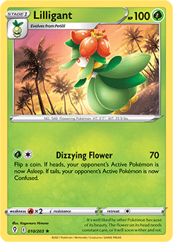 SWORD AND SHIELD, Evolving Skies - 010/203 : Lilligant (Reverse Holo) (7744045678839)