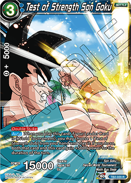 World Martial Arts Tournament - TB2-020 : Test of Strength Son Goku (Foil) (7141553733798)