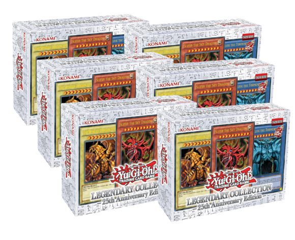 Yu-Gi-Oh! - Collection Box Display - Legendary Collection: 25th Anniversary Edition (6 Count) (7916232704247)