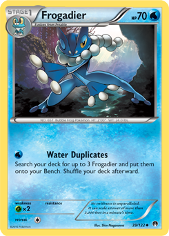 X&Y, BREAKpoint - 039/122 : Frogadier (Holo) (7066030637222)