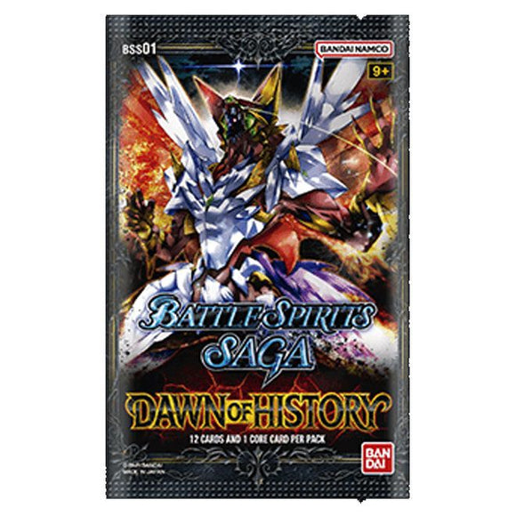 Battle Spirit Saga - Booster Pack - BSS01 Dawn of History (12 Cards) (7892617494775)