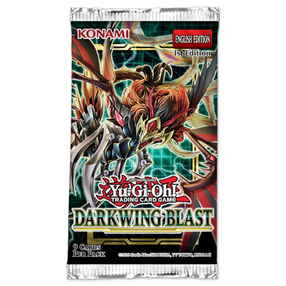 Yu-Gi-Oh! - Booster Pack (9 Cards) - Darkwing Blast (1st edition) (7761638031607)