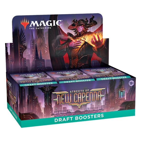 Magic The Gathering - Draft Booster Box - Each deck box contains: Streets of New Capenna (36 packs) (7547246051575)