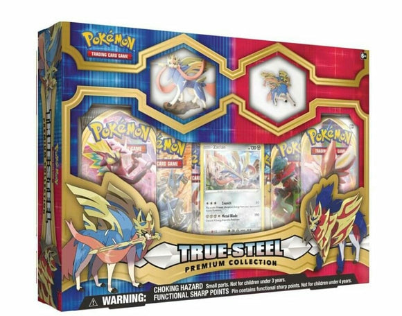 Pokemon - Premium Figure & Pin True Steel Collection Box - Zacian (5669420269734)
