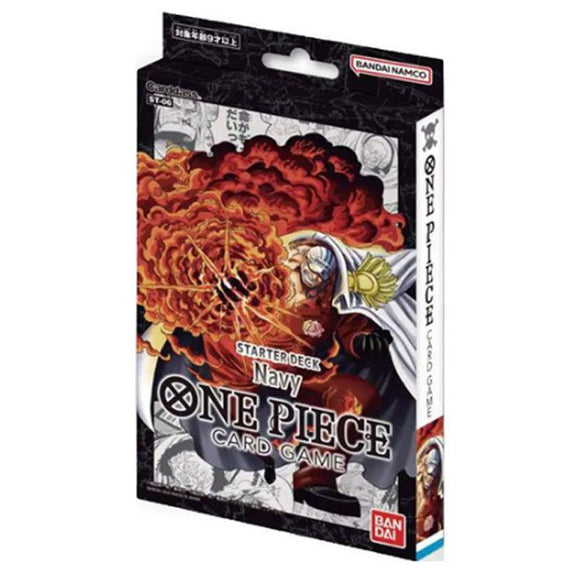 One Piece Card Game - Starter Deck - Navy (SD-06) (7781776982263)