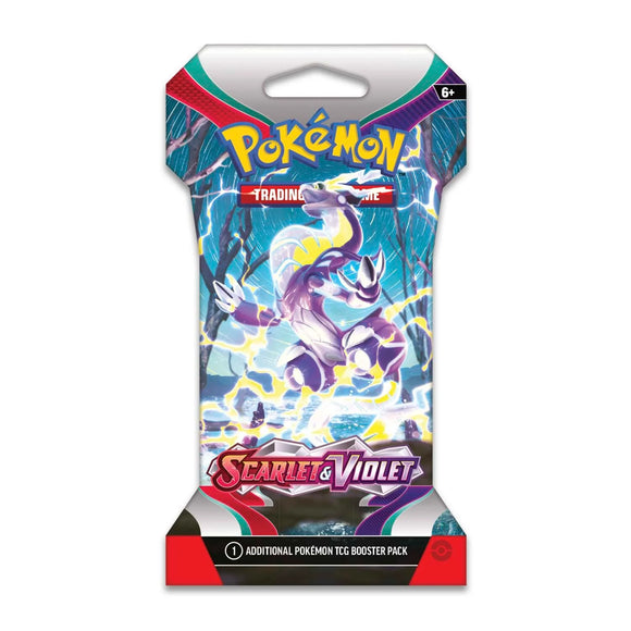 Pokemon - Sleeved Booster Pack: Miraidon - Scarlet & Violet Base (7880724676855)