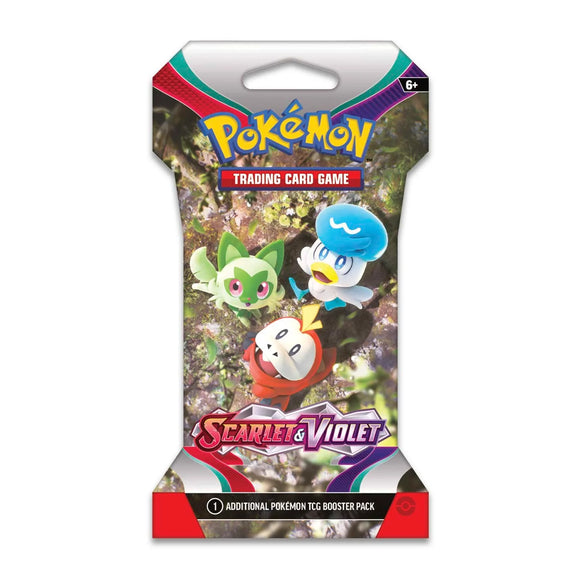 Pokemon - Sleeved Booster Pack: Paldea Starters - Scarlet & Violet Base (7880730902775)