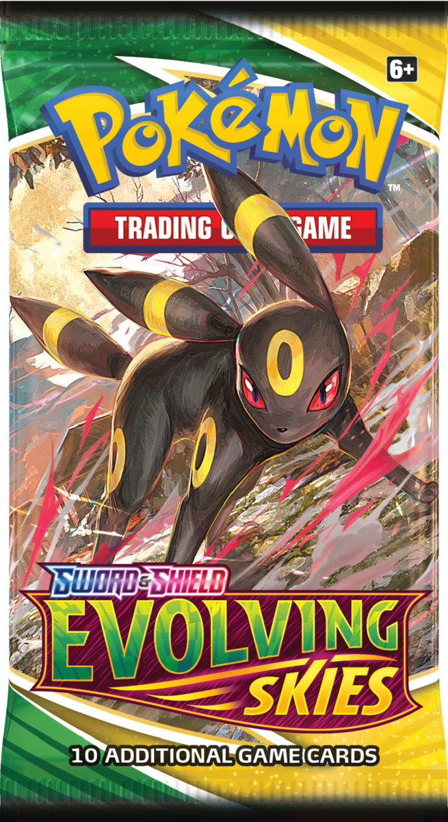 pokemon evolving skies sleeved booster pack SWSH Pokmon danger blooms in the Pokmon TCG expansion Evolving Skies Booster Box Case