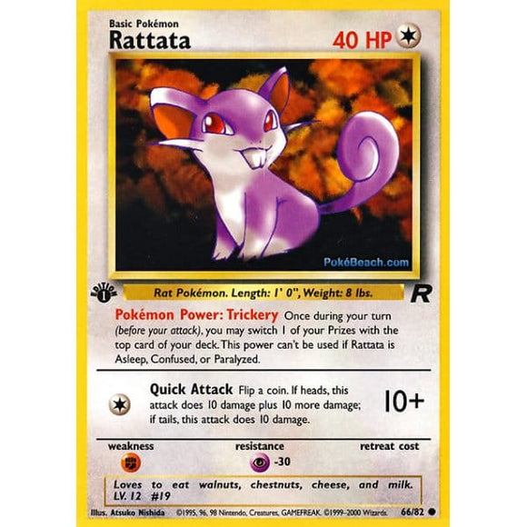 Team Rocket, 1st Edition - 66/111 : Rattata (5504118948006)