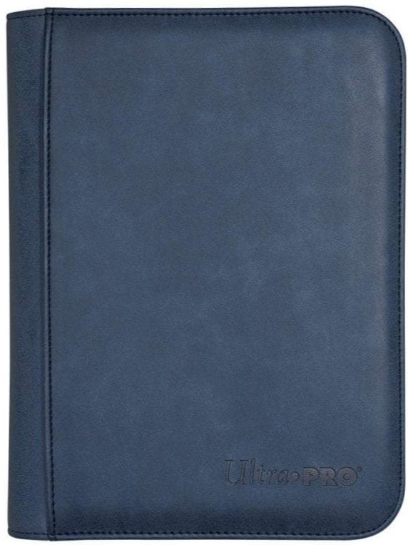 Ultra Pro - Suede Collection - 4 Pocket Pro Binder - Sapphire (6569055518886)