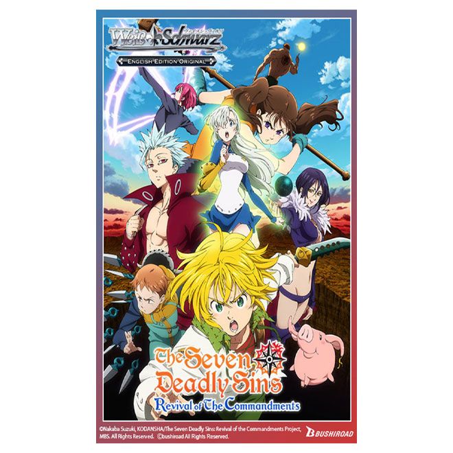 Weiss Schwarz Card Game The Seven Deadly Sins Revival Of The