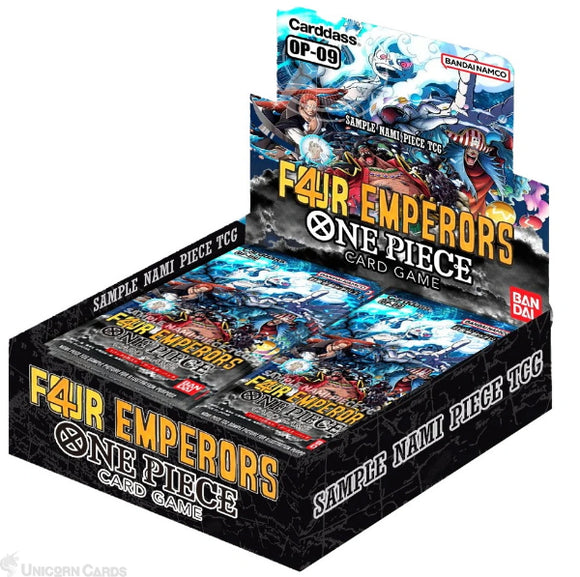 One Piece Card Game - OP09 - The Four Emperors - Booster Box - (24 Packs) (8295537901815)