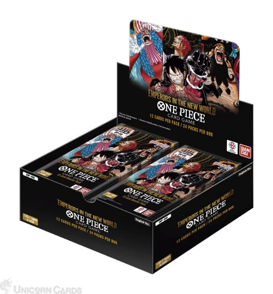 One Piece Card Game - OP09 - The Four Emperors - Booster Box - (24 Packs) (8295537901815)