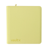 Vault X - eXo-Tec - 12 Pocket Zip Binder - Pastel Yellow (9536242614519)