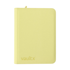 Vault X - eXo-Tec - 4 Pocket Zip Binder - Pastel Yellow (9536235438327)