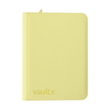 Vault X - eXo-Tec - 4 Pocket Zip Binder - Pastel Yellow (9536235438327)