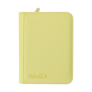 Vault X - eXo-Tec - 4 Pocket Zip Binder - Pastel Yellow (9536233472247)