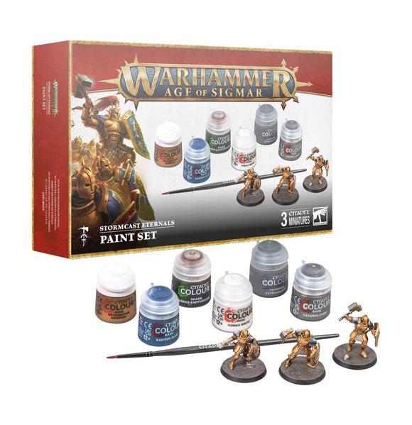 Age of Sigmar - Stormcast Eternals + Paint Set (9531728330999)