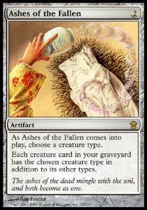 MTG - Saviors of Kamigawa - 152/165 : Ashes of the Fallen (Non Foil) (8377412845815)