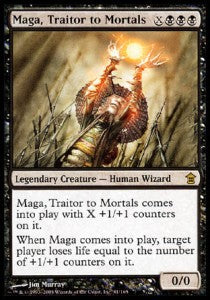 MTG - Saviors of Kamigawa - 081/165 : Maga, Traitor to Mortals (Non Foil) (8377411109111)