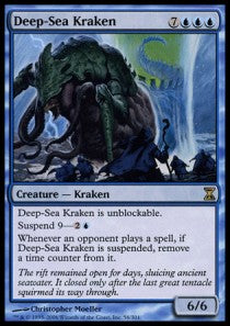 MTG - Time Spiral - 056/301 : Deep-Sea Kraken (Non Foil) (8408261427447)