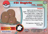 Pokemon - Topps Chrome - #051 : Dugtrio (Standard Holo) (7959730061559)