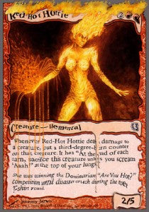 MTG - Unhinged - 086/140 : Red-Hot Hottie (Foil)