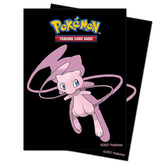 Card Sleeves - Pokemon - Mew (Black) - QTY: 65 (7948193169655)