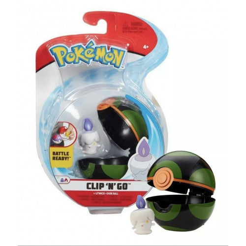 Pokemon - Clip' N' Go - Litwick & Dusk Ball (7967379095799)