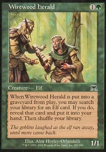 MTG - Onslaught - 302/264 : Wirewood Herald (Non Foil) (9508710514935)