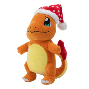 Pokemon - Plushie - Charmander with Santa Hat - 8" (8026021986551)