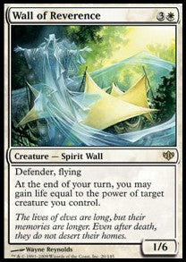 MTG - Conflux - 020/145 : Wall of Reverence (Non Foil) (8408275026167)