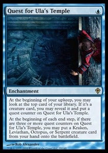 MTG - Worldwake - 035/145 : Quest for Ula's Temple (Non Foil) (9508761829623)