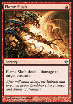 MTG - Rise of the Eldrazi - 145/145 : Flame Slash (Non Foil) (9519105409271)