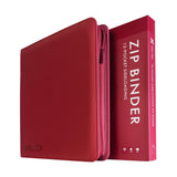 Vault X - eXo-Tec - 12 Pocket Zip Binder - Metallic Red