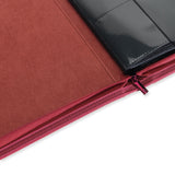 Vault X - eXo-Tec - 12 Pocket Zip Binder - Metallic Red